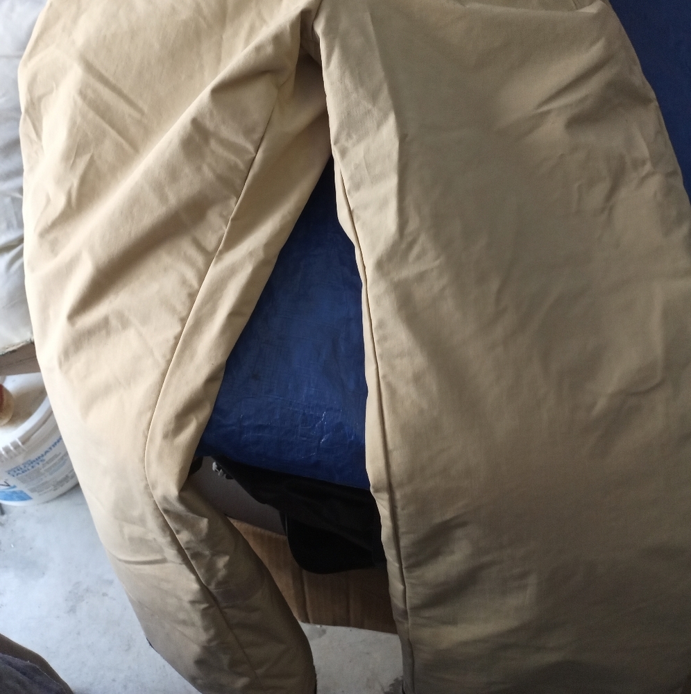 Kids back hill snow pants kids XL tan color unisex never been used